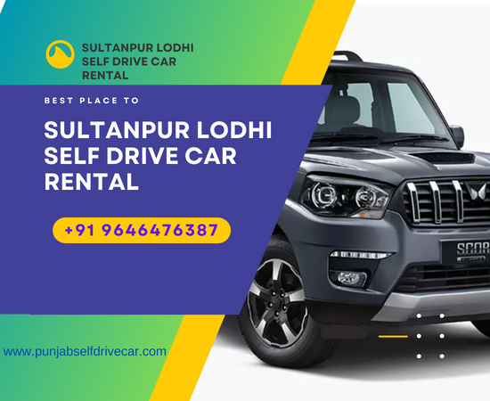 self drive car rental sultanpur lodhi